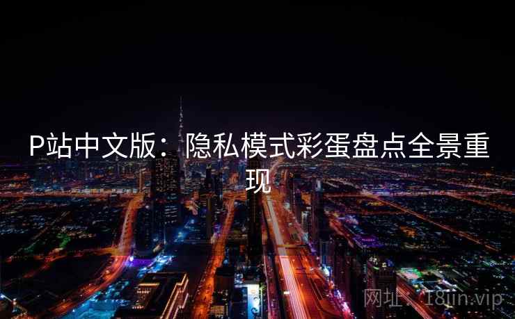 P站中文版：隐私模式彩蛋盘点全景重现  第1张