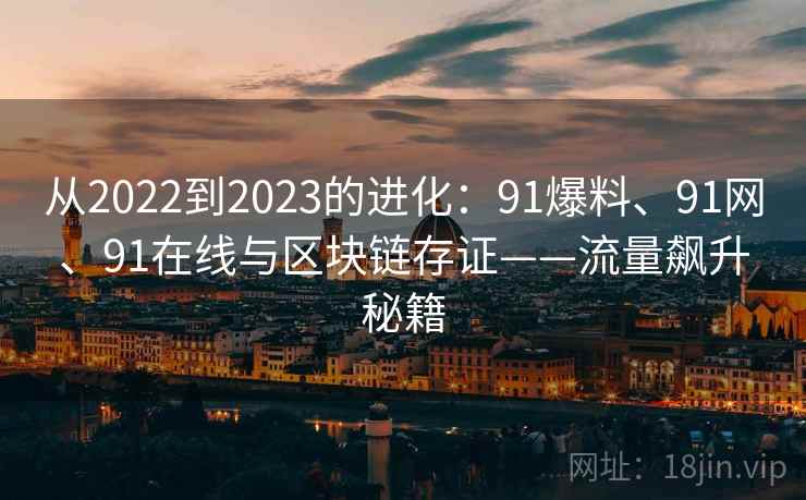 从2022到2023的进化：91爆料、91网、91在线与区块链存证——流量飙升秘籍  第1张