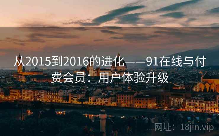 从2015到2016的进化——91在线与付费会员：用户体验升级  第2张