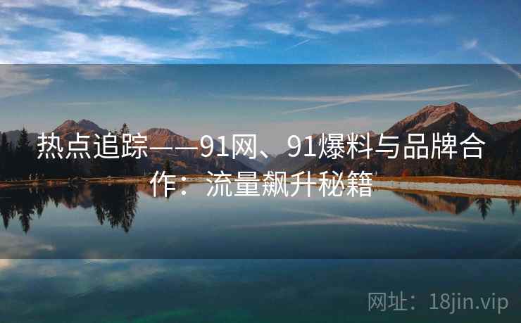 热点追踪——91网、91爆料与品牌合作：流量飙升秘籍