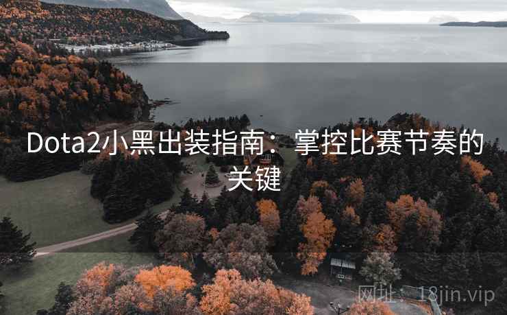 Dota2小黑出装指南：掌控比赛节奏的关键  第2张